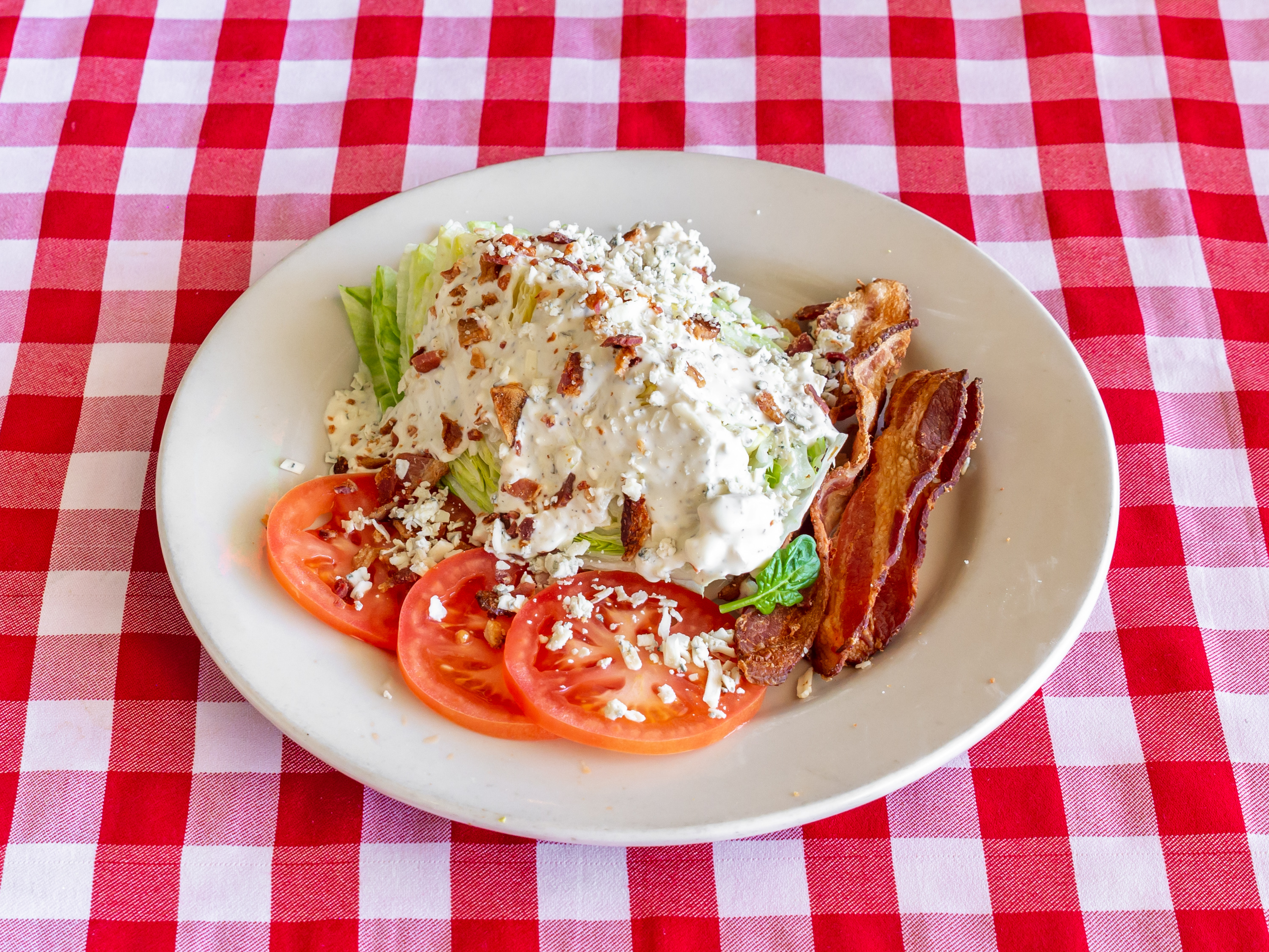 Order BLT Wedge Salad food online from Giorgio's store, Milpitas on bringmethat.com
