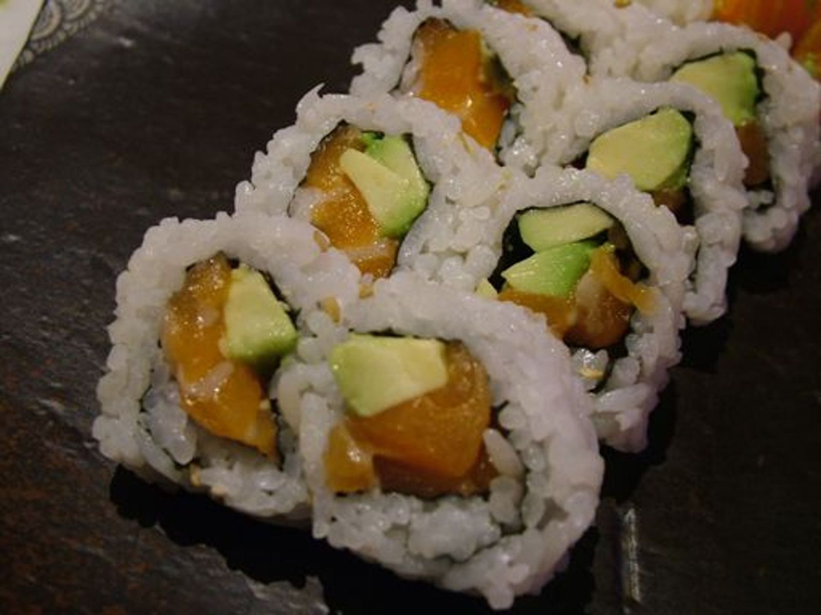 Order Salmon Avocado Roll (10pc) food online from Tiger Asian Bowl store, Allen on bringmethat.com
