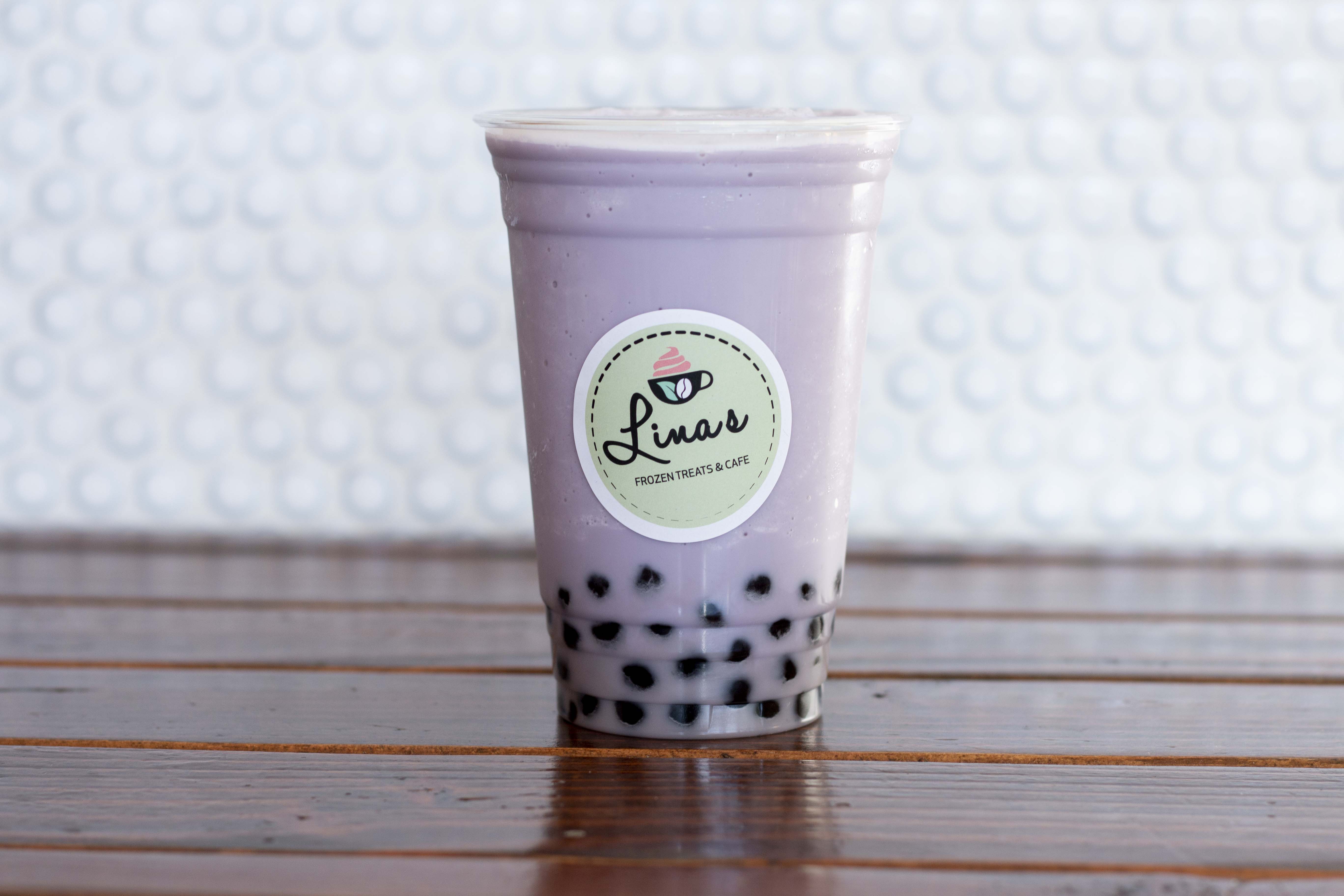 Order Taro Milk Tea food online from Lina's Frozen Treats store, Niles on bringmethat.com