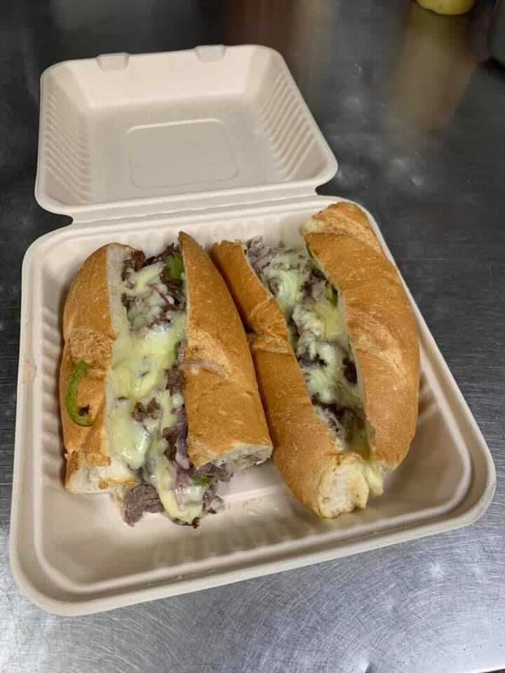 Order Philly Steak Sub - Half food online from Pizza Time store, Saratoga Springs on bringmethat.com