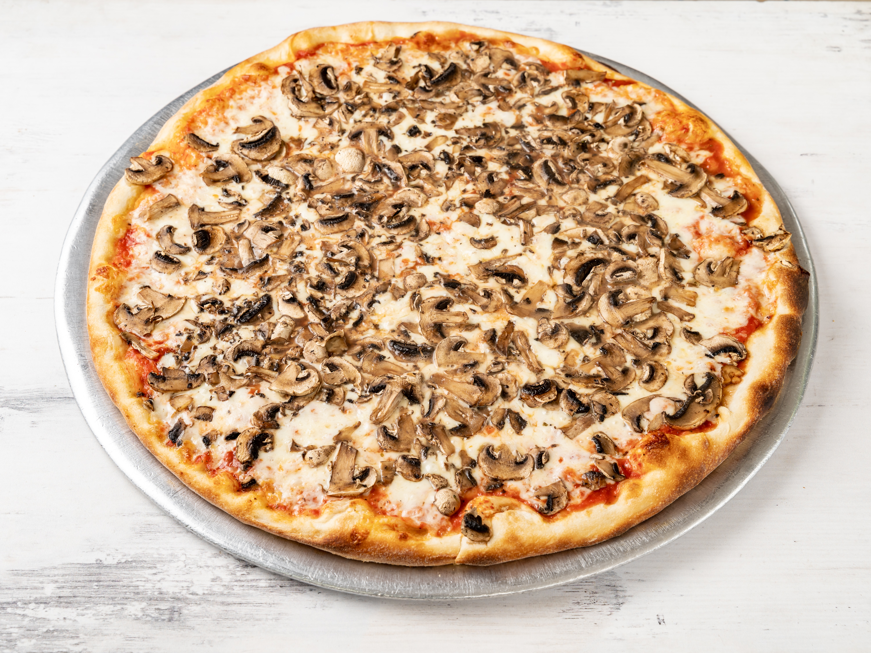 Order Mushroom Pizza (one size 18") food online from East Village Pizza & Kebabs store, New York on bringmethat.com