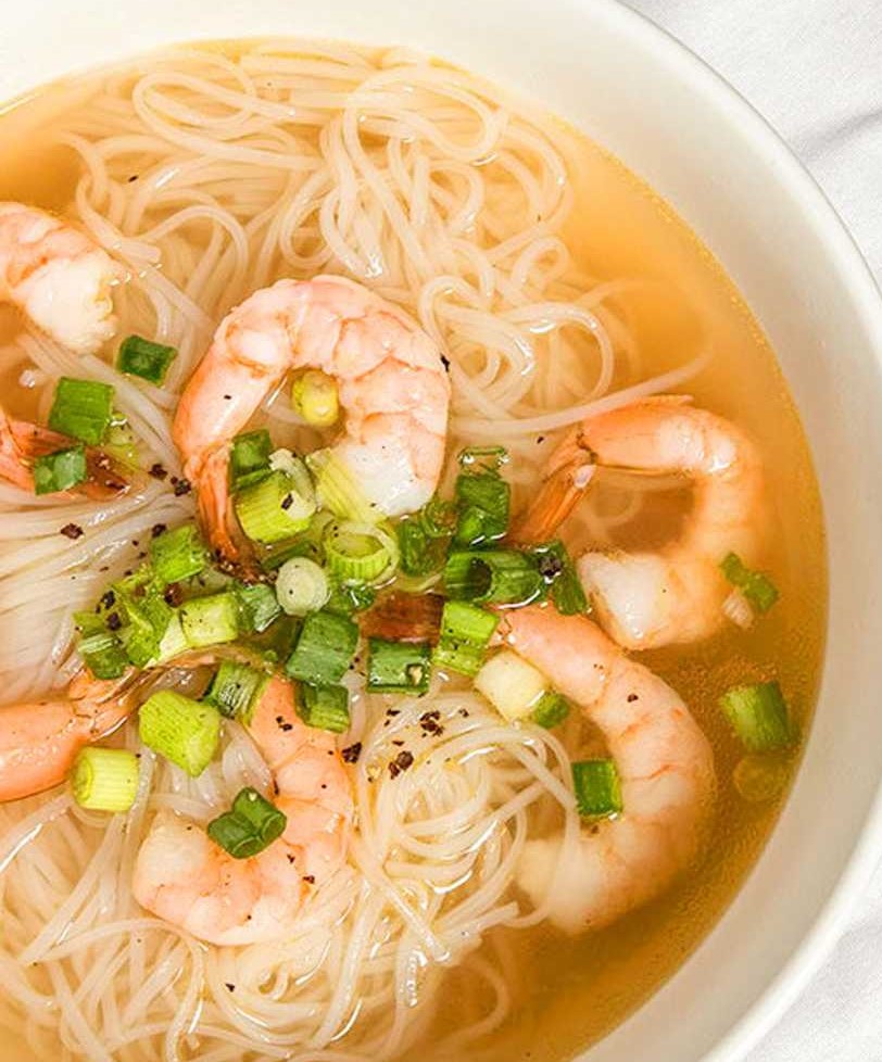 Order N5. Shrimp with Veggies Noodle Soup food online from Profit Chinese Restaurant store, New York on bringmethat.com