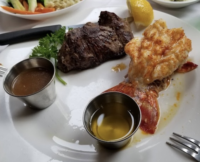 Order Surf N' Turf food online from Cappuccino Cafe store, Brooklyn on bringmethat.com