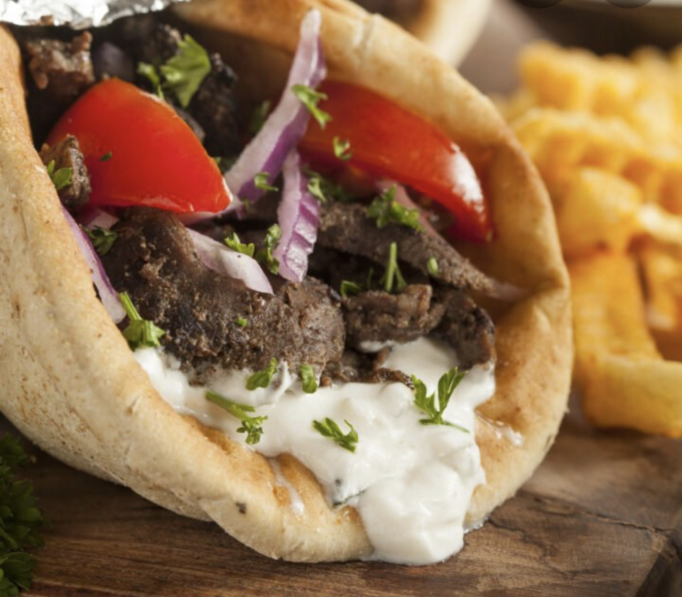 Order Gyro Pita Sandwich food online from Milano Pizza store, Tracy on bringmethat.com