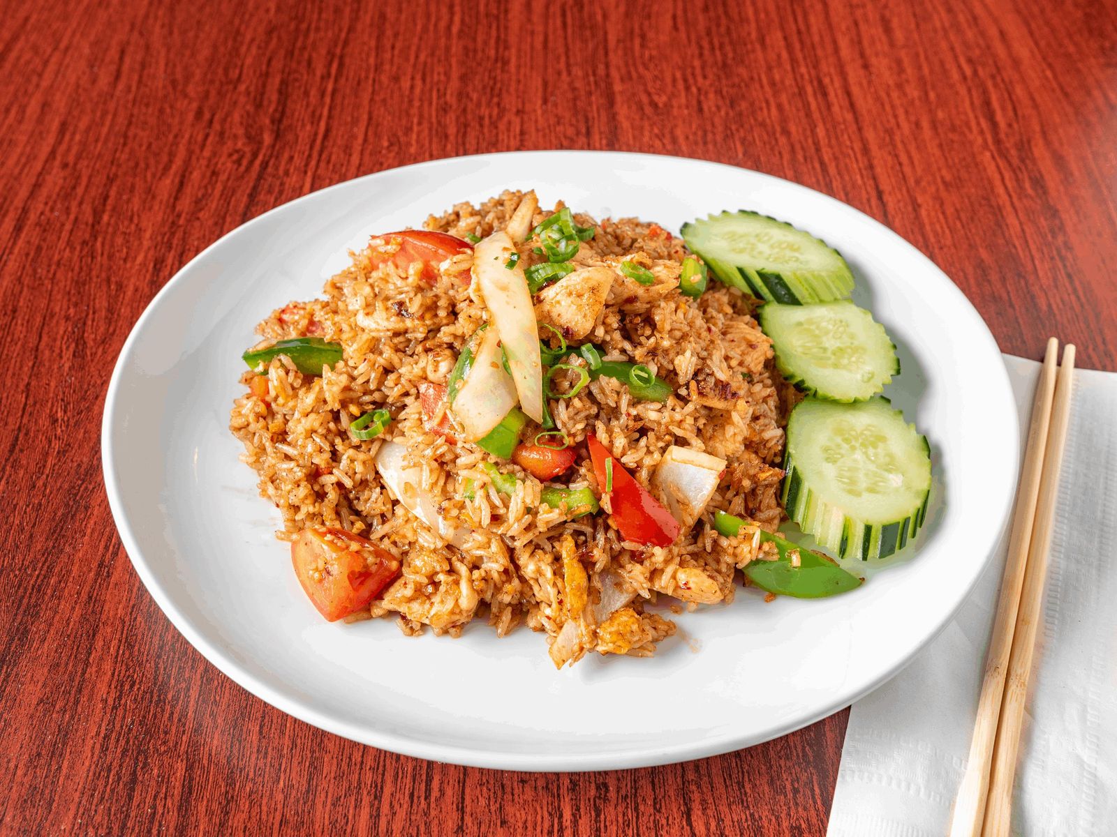 Order Roasted Chili Fried Rice food online from Thai Siri store, Streamwood on bringmethat.com