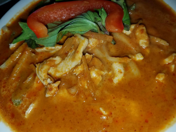 Order 88. Red Curry food online from Nine & Nine Thai Kitchen store, Pasadena on bringmethat.com
