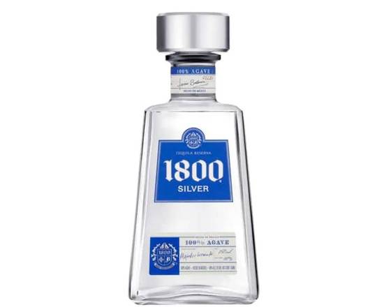 Order 1800 Reserva Silver, 750mL tequila (40.0% ABV) food online from Fastrip store, Bakersfield on bringmethat.com