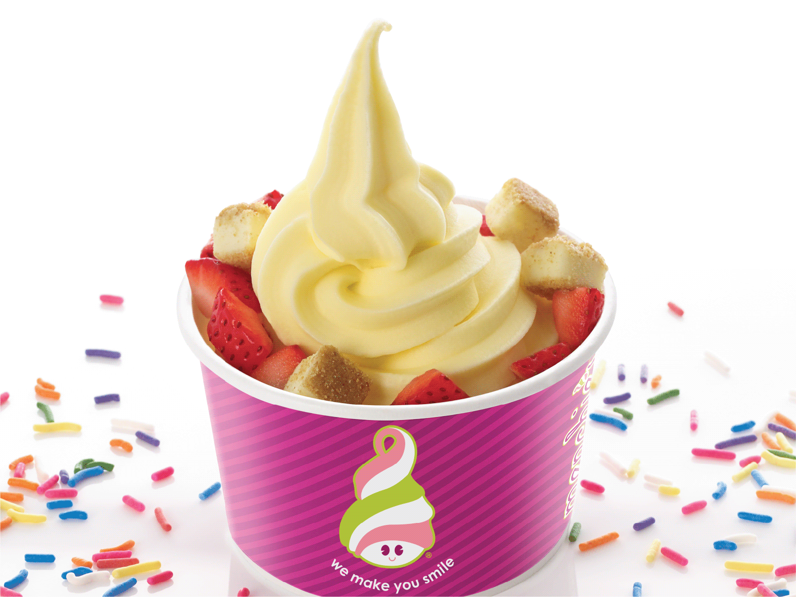 Order Dole® Soft Serve Pineapple sorbet - dairy free food online from Menchie Frozen Yogurt store, Ogden on bringmethat.com