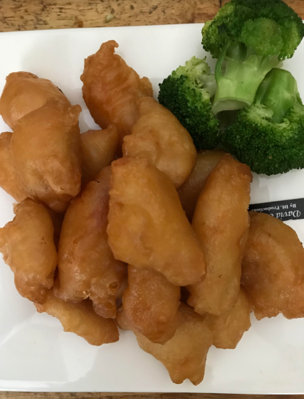 Order 91. Sweet and Sour Chicken Plate food online from Faith Chinese Food store, Brooklyn on bringmethat.com