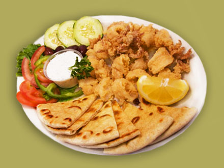 Order Calamarakia food online from Troy Greek Restaurant store, San Diego on bringmethat.com