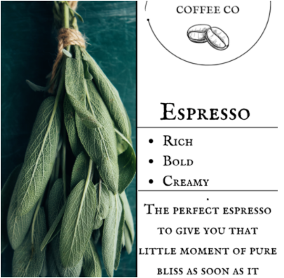 Order Espresso food online from Desert Sage Coffee Co store, Sierra Vista on bringmethat.com