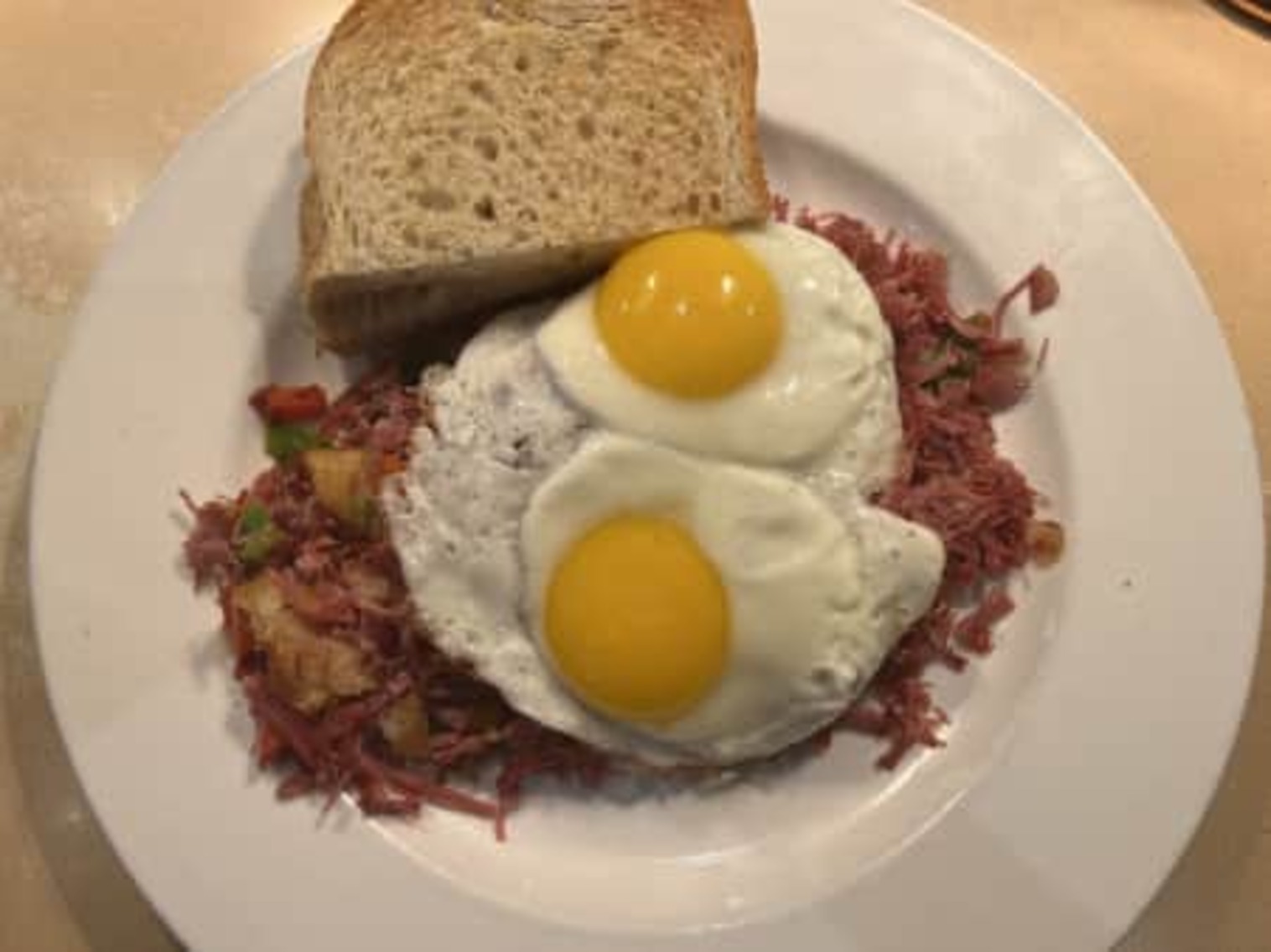 Order Corned Beef Hash food online from Toast Restaurant store, Novato on bringmethat.com