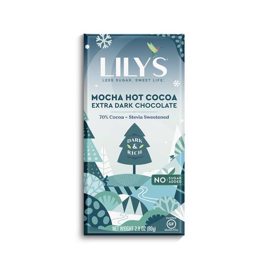 Order Lily's Extra Dark Chocolate Bar, Mocha Hot Cocoa, 2.8 oz food online from Rite Aid store, LEHIGHTON on bringmethat.com