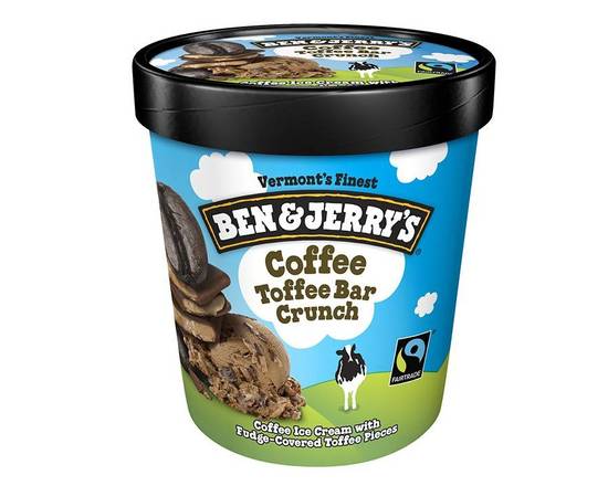 Order Ben & Jerry's Coffee Toffee Bar Crunch Ice Cream (1 pt) food online from Classic Candy Shack store, San Francisco on bringmethat.com
