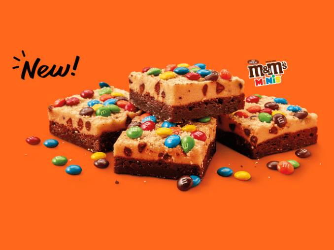 Order M&Ms Cookie dough Brownie   food online from Little Caesars store, Central Islip on bringmethat.com