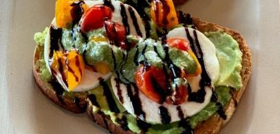 Order Avo-Caprese Toast food online from Beerhead Bar and Eatery Hamilton Quarters store, Westerville on bringmethat.com