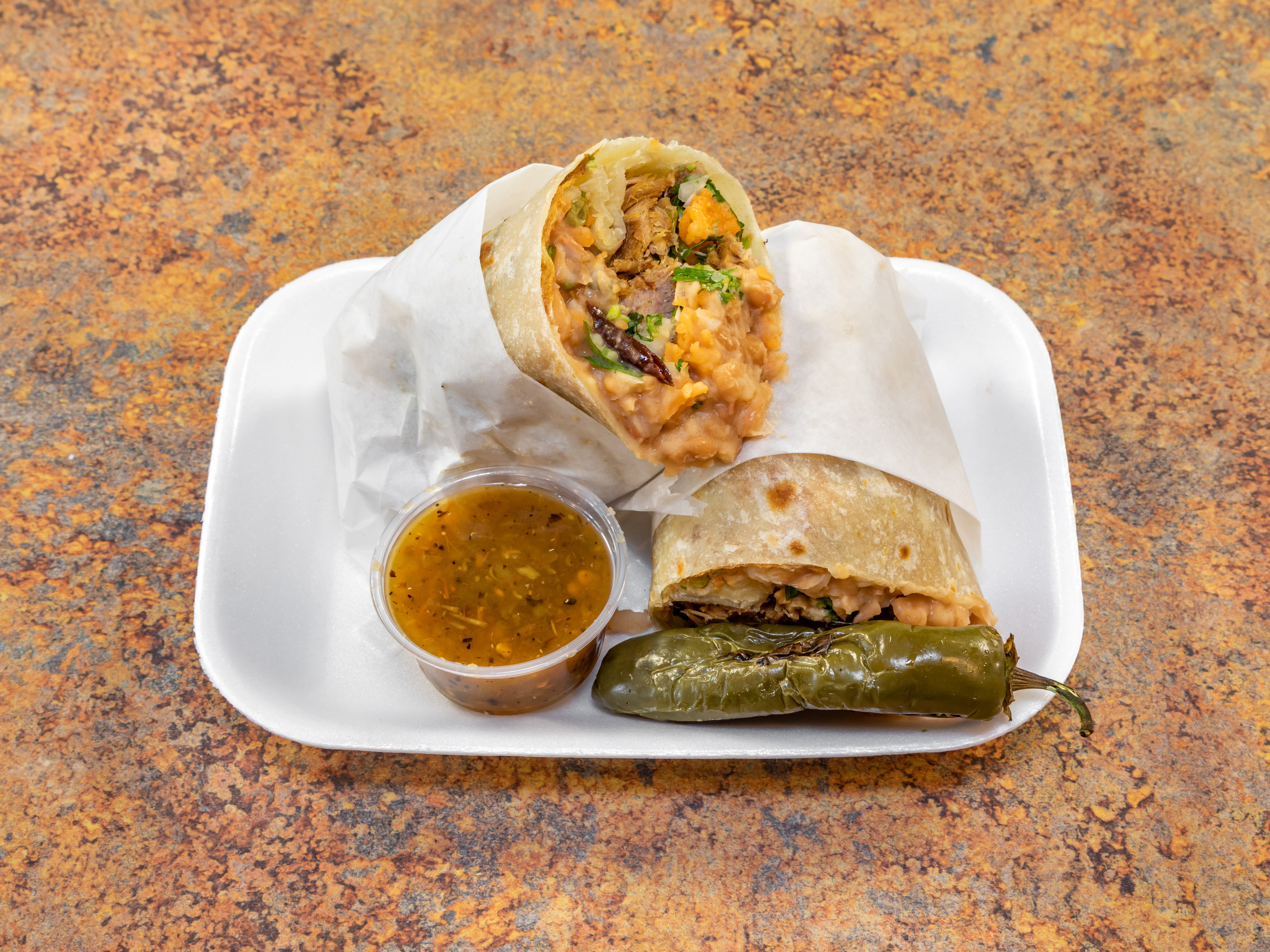 Order Asada Burrito food online from Los Compadres Market store, Avondale on bringmethat.com