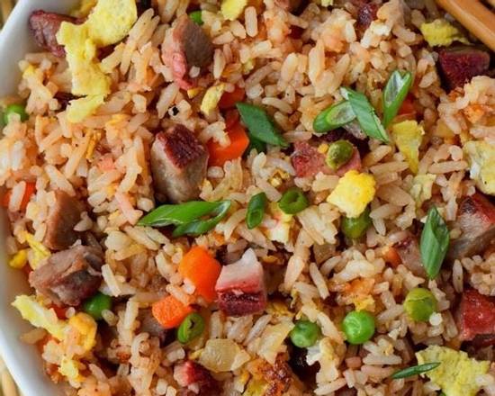 Order BBQ Pork Fried Rice food online from East China store, Aurora on bringmethat.com