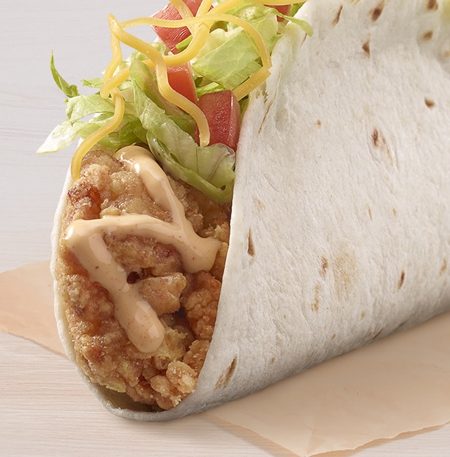 Order Cantina Crispy Chicken Taco with Creamy Chipotle food online from Taco Bell store, Thiensville on bringmethat.com