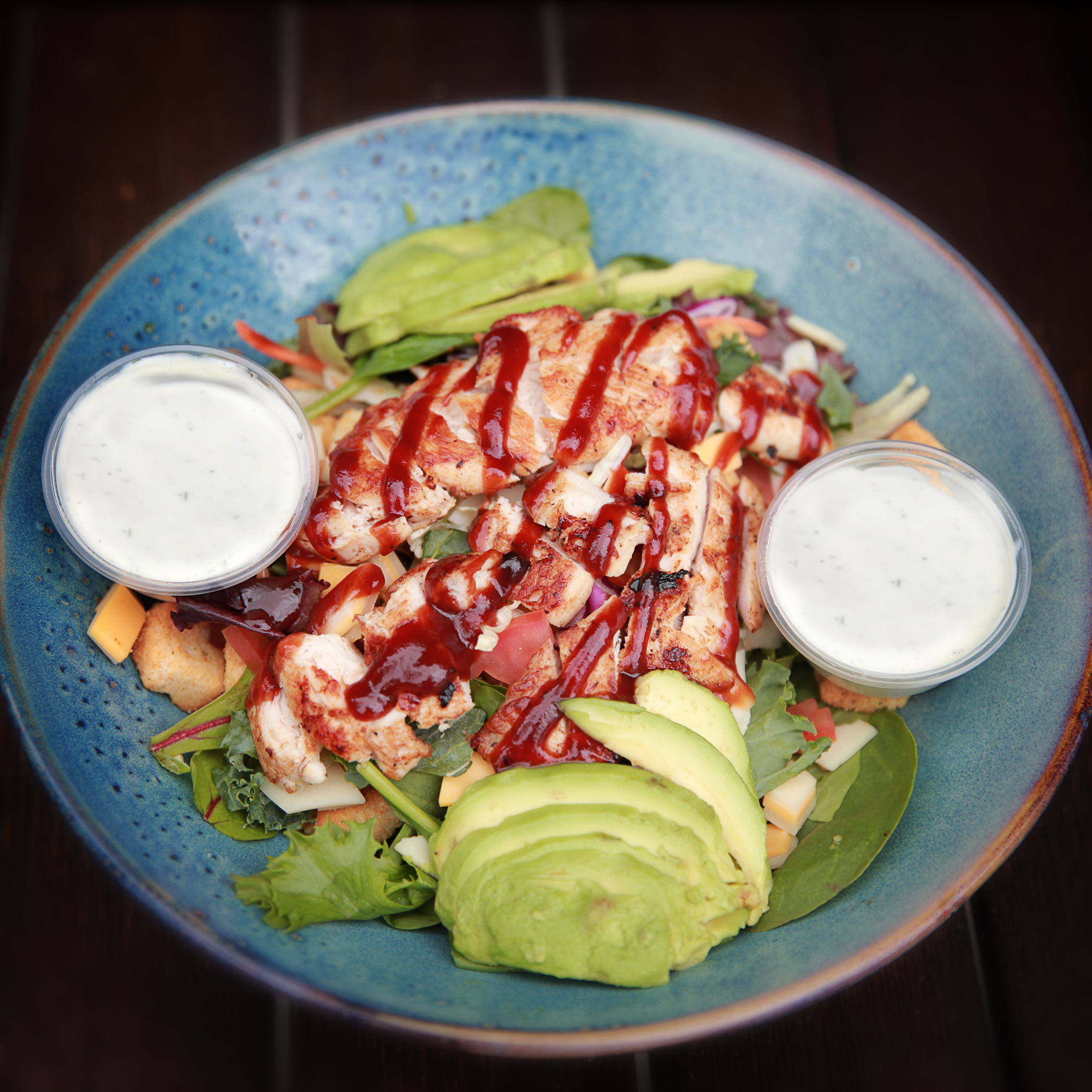 Order BBQ Chicken Salad food online from Over/Under Public House store, Burbank on bringmethat.com