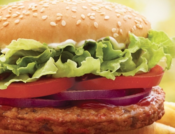 Order Garden Veggie Burger food online from Zorbas Pizza store, Millbrae on bringmethat.com