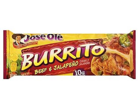 Order  Jose Ole Steak & Jalapeno Burrito - 5 Oz food online from Pit Stop Liquor Mart store, El Monte on bringmethat.com
