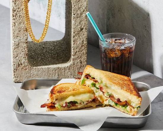 Order The Jalapeño Cheddar Sandwich food online from Say Cheese! store, Beech Grove on bringmethat.com