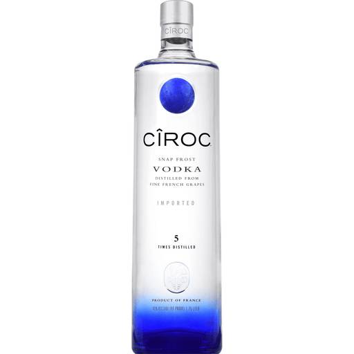 Order Ciroc Premium Vodka 1.75l (1.75 LTR) 89727 food online from Bevmo! store, San Diego on bringmethat.com