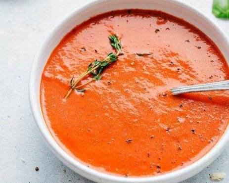 Order Tomato Basil Soup cup  (8 oz) food online from Pepper Farm Deli store, Santee on bringmethat.com