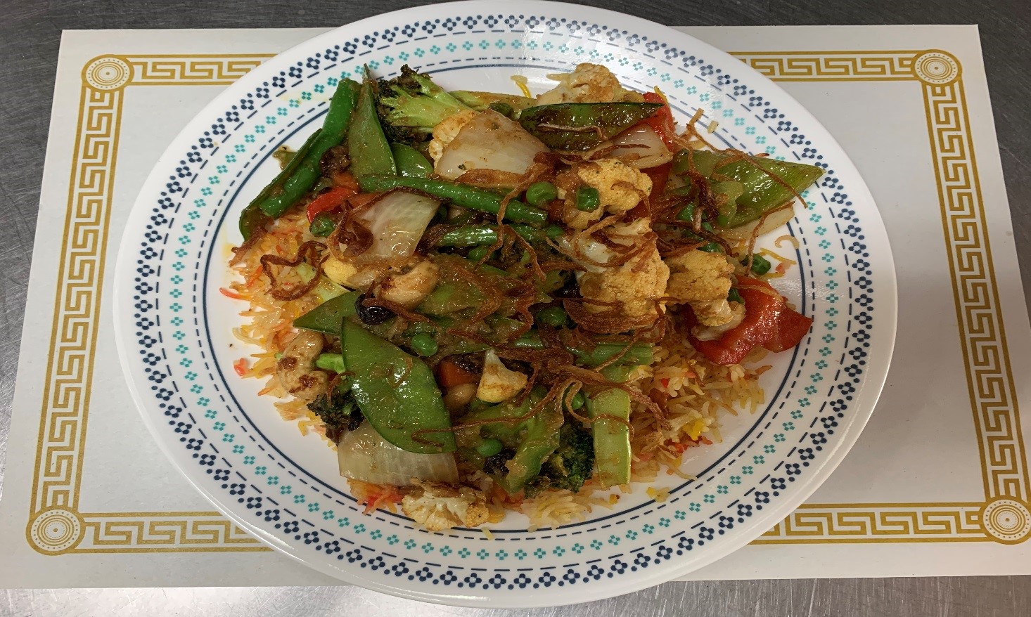Order 40. Vegetable Biryani food online from Taste Of Burma store, Daly City on bringmethat.com