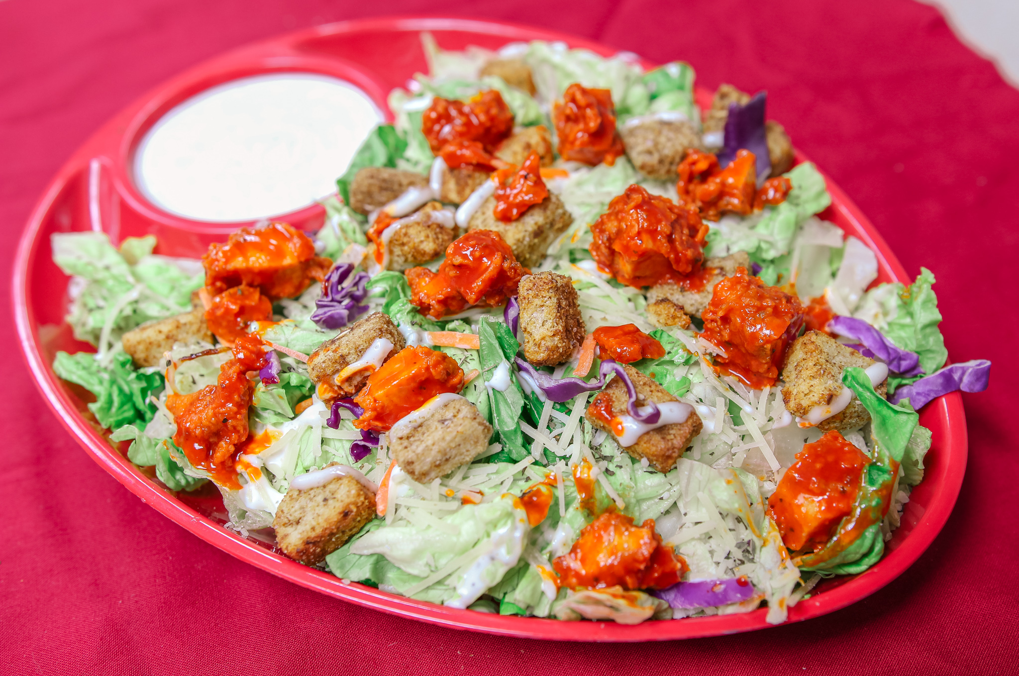 Order Buffalo Chicken Salad food online from Burgers N Beyond store, Fort Worth on bringmethat.com
