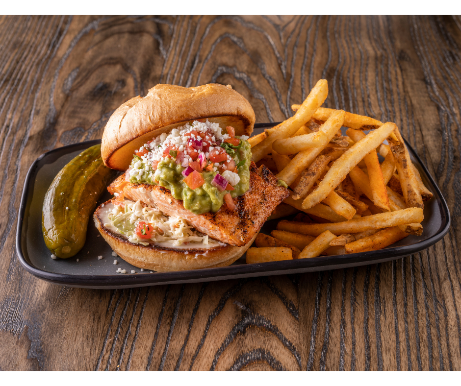 Order Baja Grilled Salmon Pounder food online from Wingers store, Pocatello on bringmethat.com