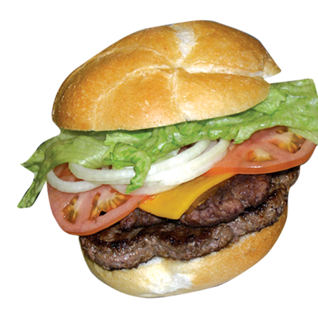 Order Double Cheeseburger Deluxe food online from Munchy Pizza & Grill store, Elkins Park on bringmethat.com