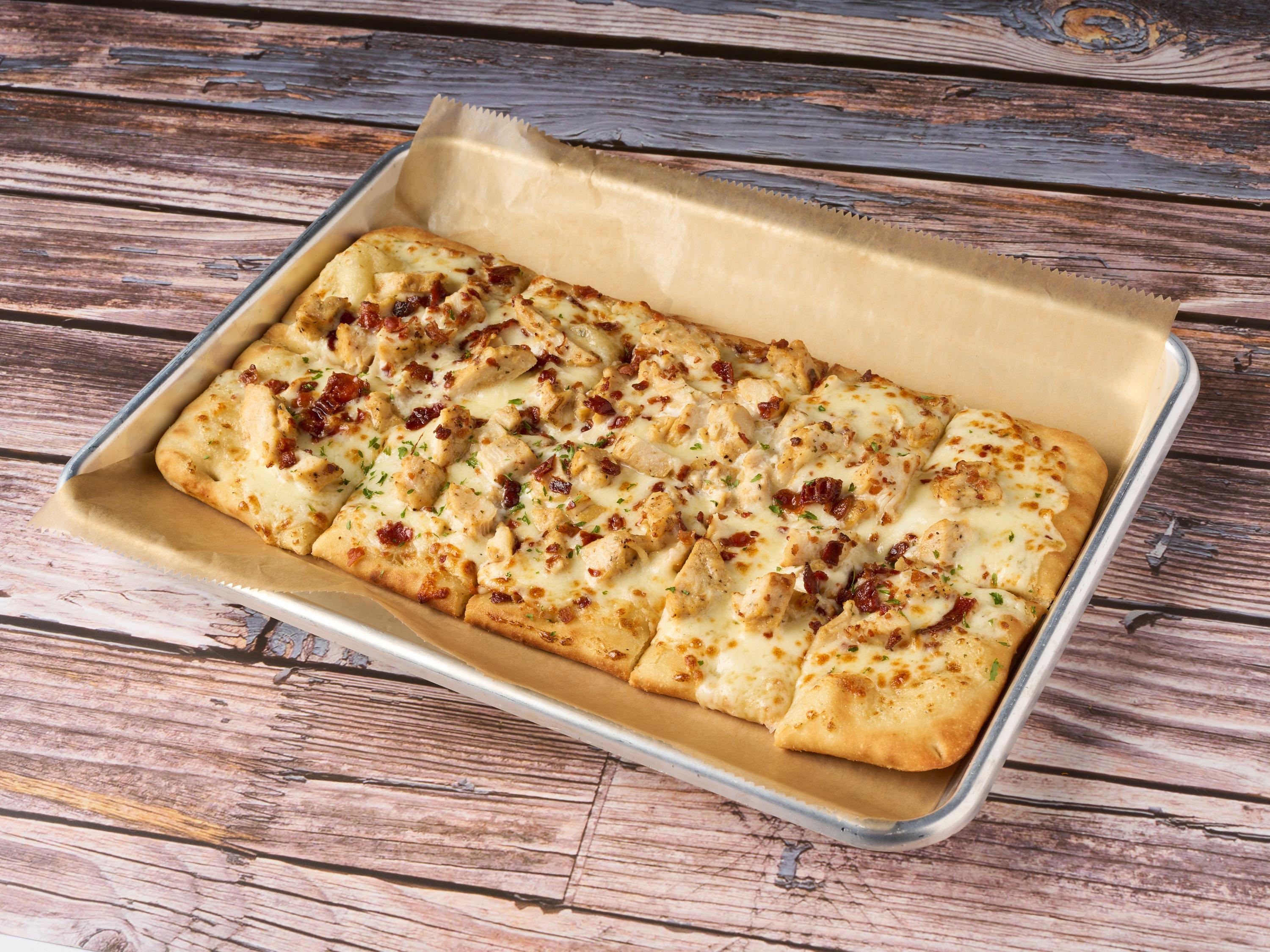 Order Chicken Bacon Ranch Flatbread food online from Gone Axe Throwing store, Peoria on bringmethat.com