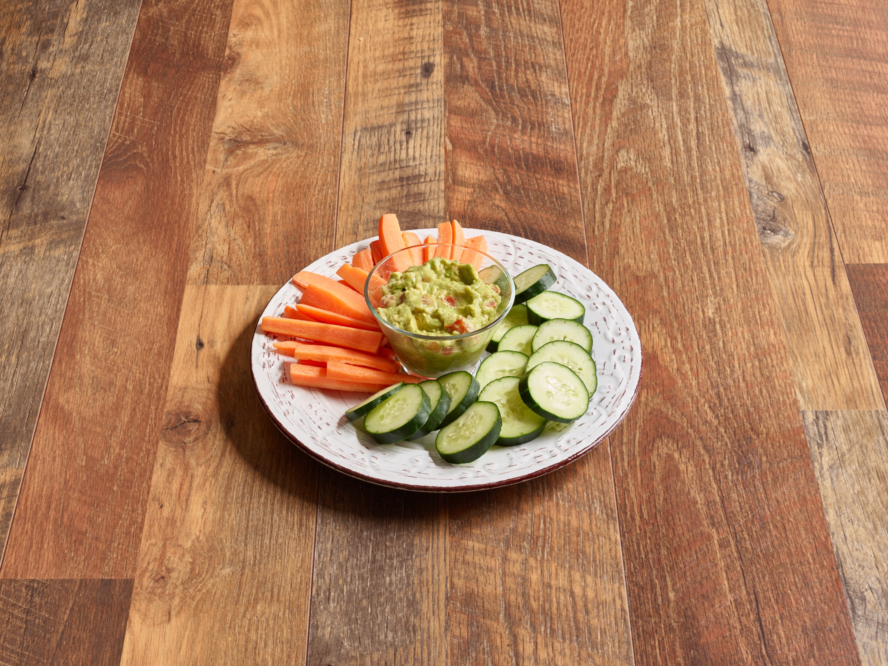 Order Guacamole Veggie Plate food online from Healthy On Lark store, Albany on bringmethat.com