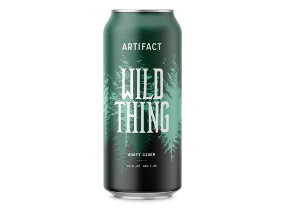 Order Artifact Cider Wild Thing - 4x 16oz Cans food online from Magothy Wine & Spirits store, Severna Park on bringmethat.com
