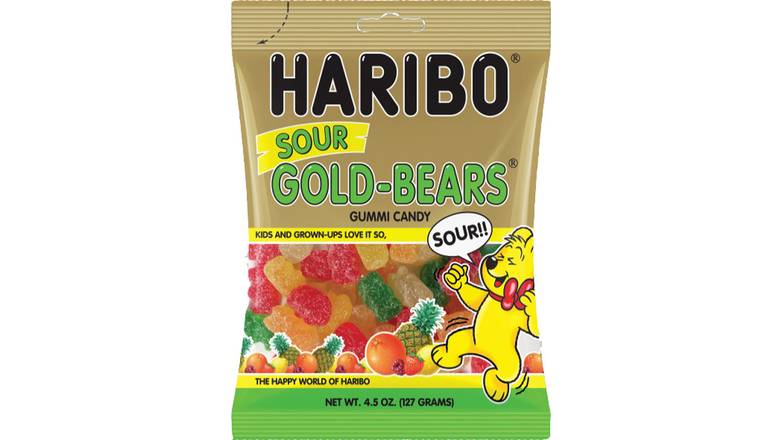 Order Haribo Sour Gold-Bears Gummi Candy Bag food online from Anderson Convenience Markets #140 store, Omaha on bringmethat.com