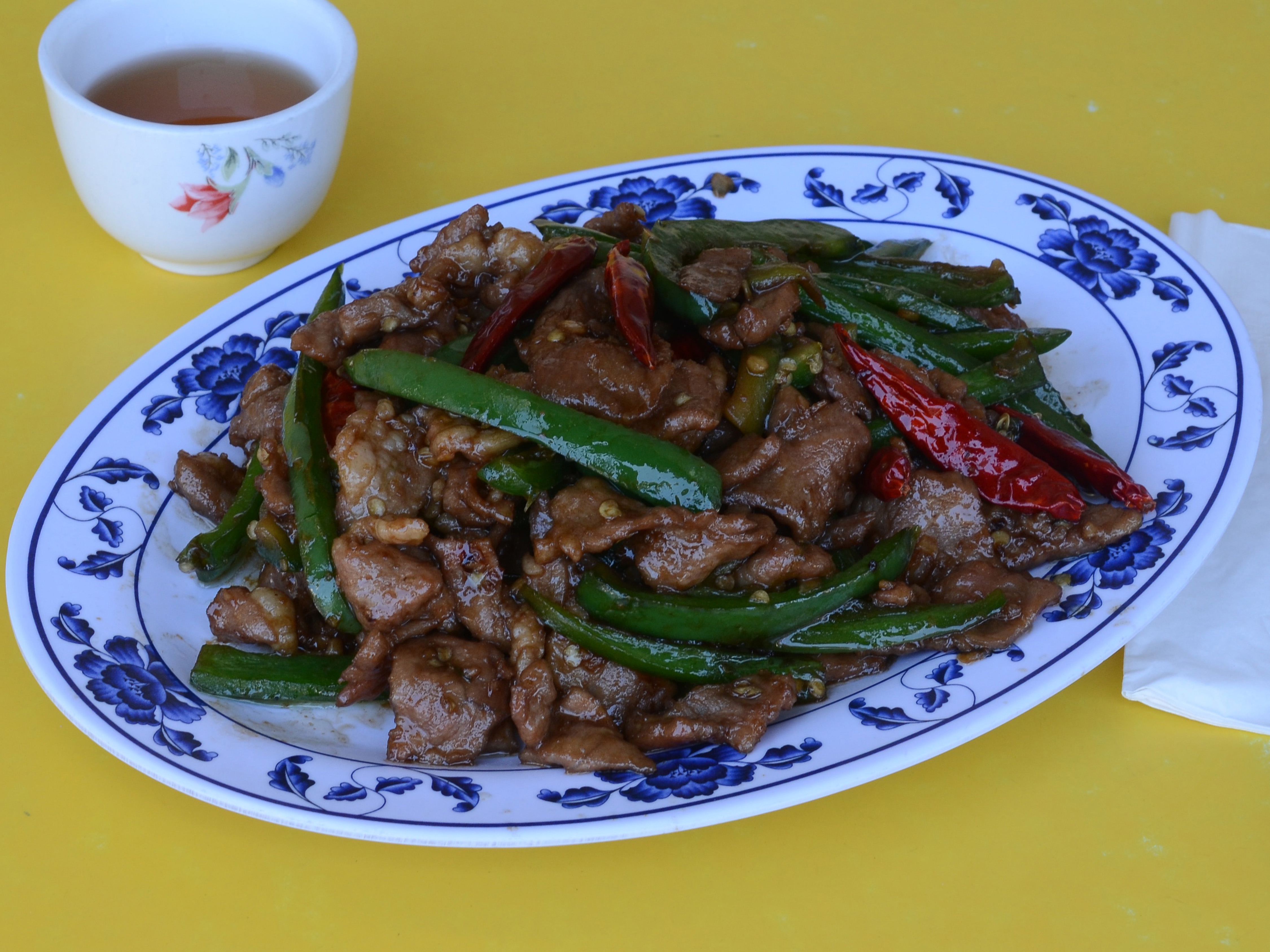 Order Spicy Jalapeno Lamb food online from Shandong Restaurant store, Oakland on bringmethat.com