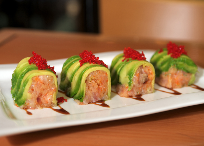 Order King Crab and Avocado Roll food online from Ichiro Japanese Restaurant store, Trumbull on bringmethat.com