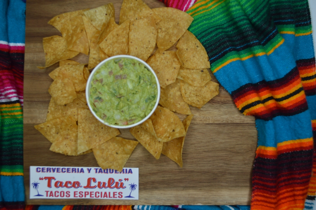 Order Chips and 5oz Guacamole food online from Taco Lulu store, Chicago on bringmethat.com