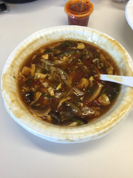 Order 3. Hot and Sour Soup food online from Tasty Fusion store, Lyndhurst on bringmethat.com