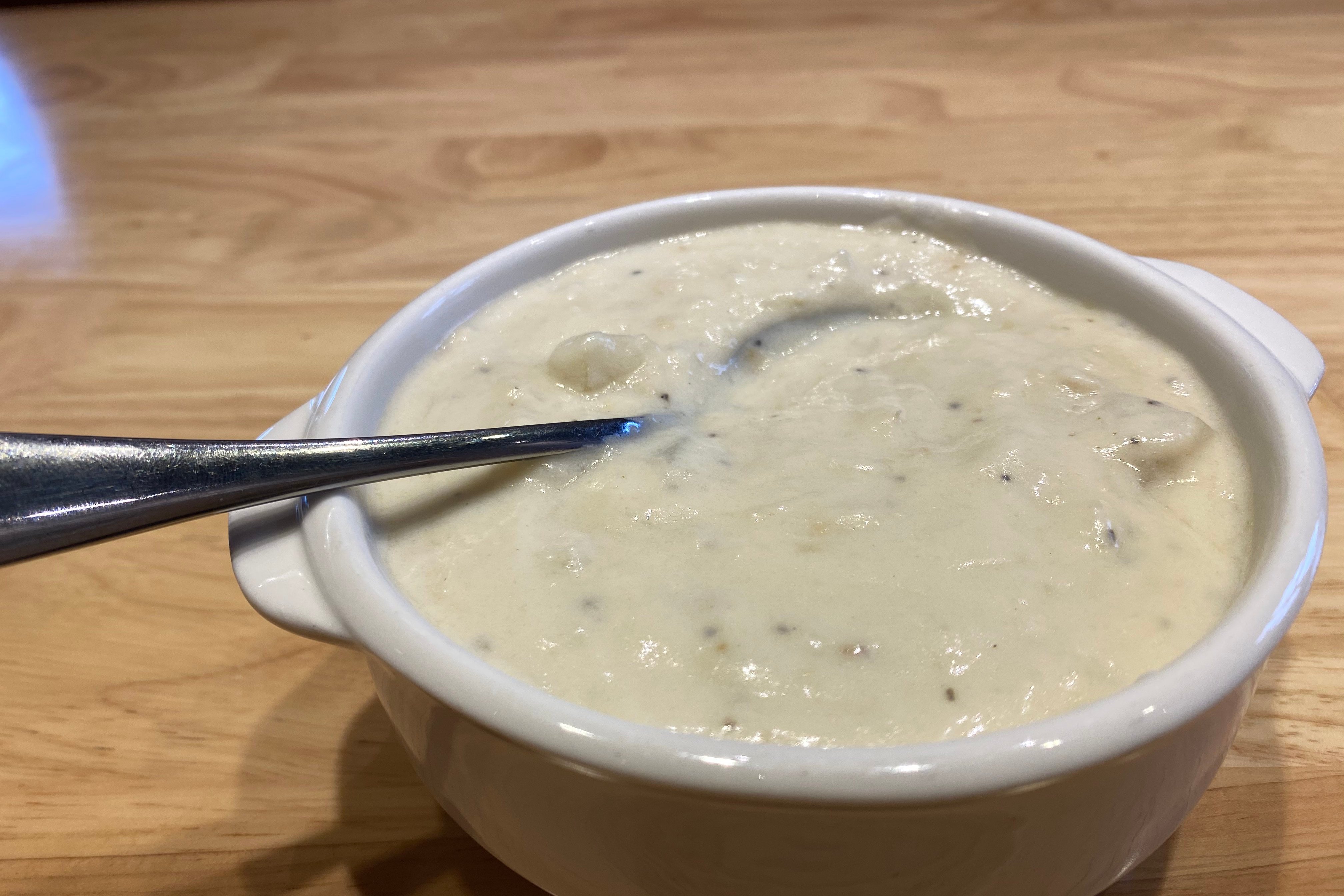 Order New England Clam Chowder food online from Crazy Seafood store, West Springfield on bringmethat.com