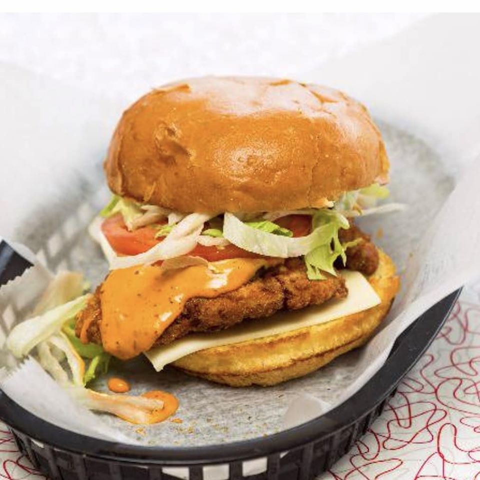 Order Spicy Sandwich food online from Papa Al Chicken And Waffles store, Rockaway on bringmethat.com