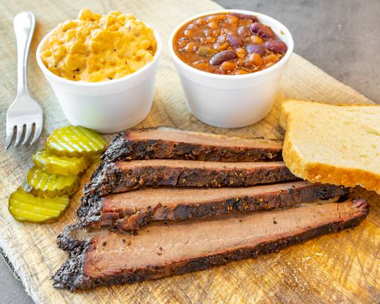 Order Brisket Plate food online from Smoked BBQ store, Harahan on bringmethat.com