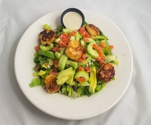 Order Blackened Scallop Salad food online from Tamales store, Highland Park on bringmethat.com