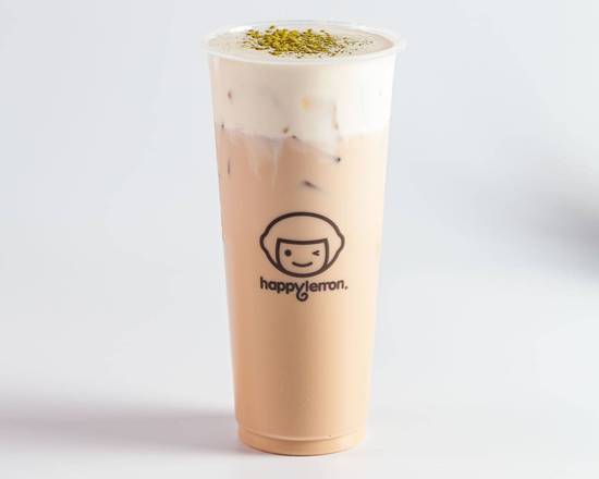 Order B3. Milk Tea with Salted Cheese food online from Happy Lemon store, National City on bringmethat.com