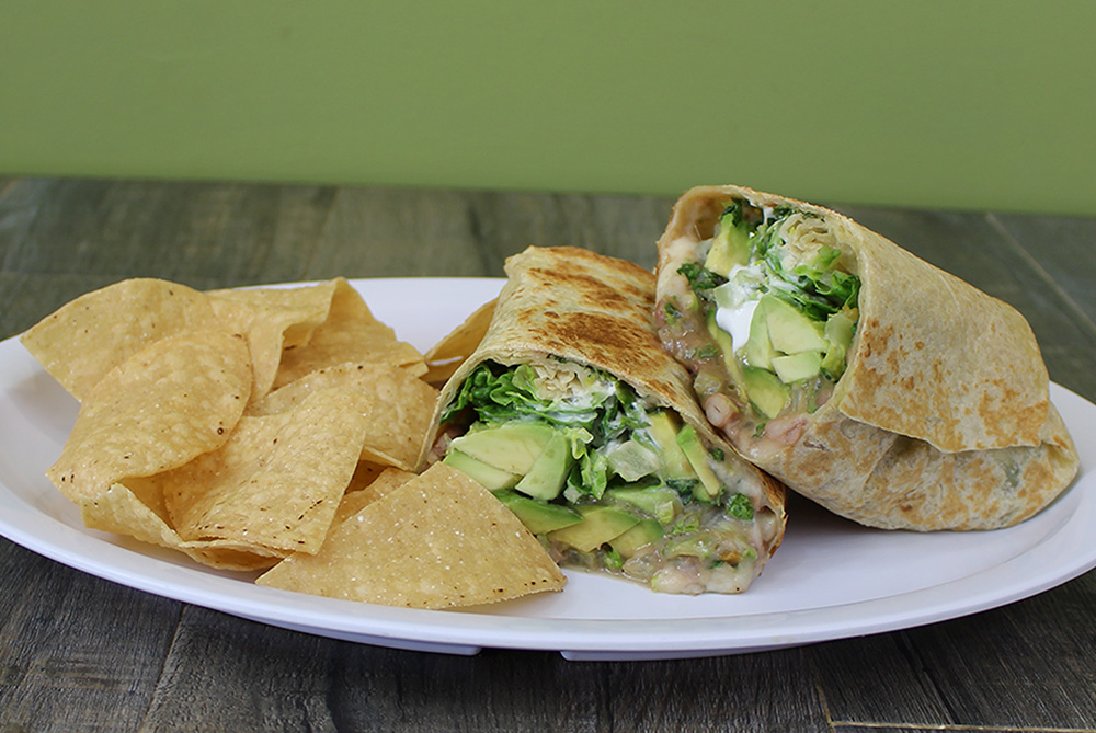 Order Avocado Supreme Burrito food online from Benny's tacos & chicken rotisserie store, Los Angeles on bringmethat.com