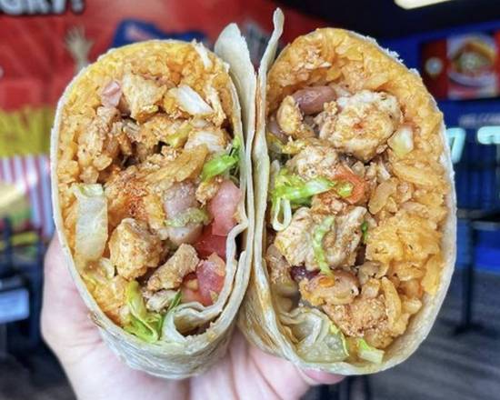 Order chicken burrito food online from The Taco Spot store, Mesa on bringmethat.com