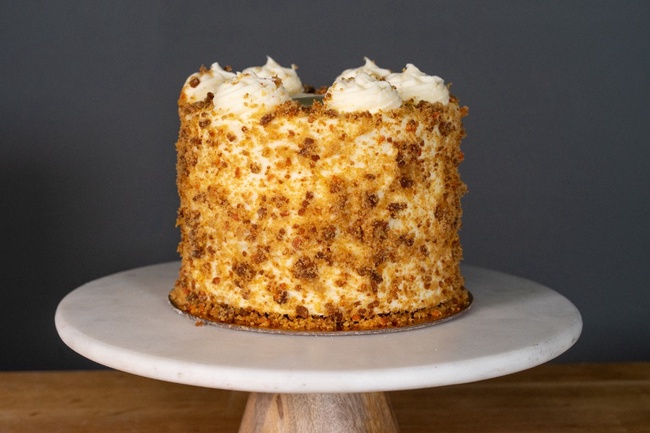 Order 6" Carrot Cake food online from Carlo's Bakery store, Bloomington on bringmethat.com