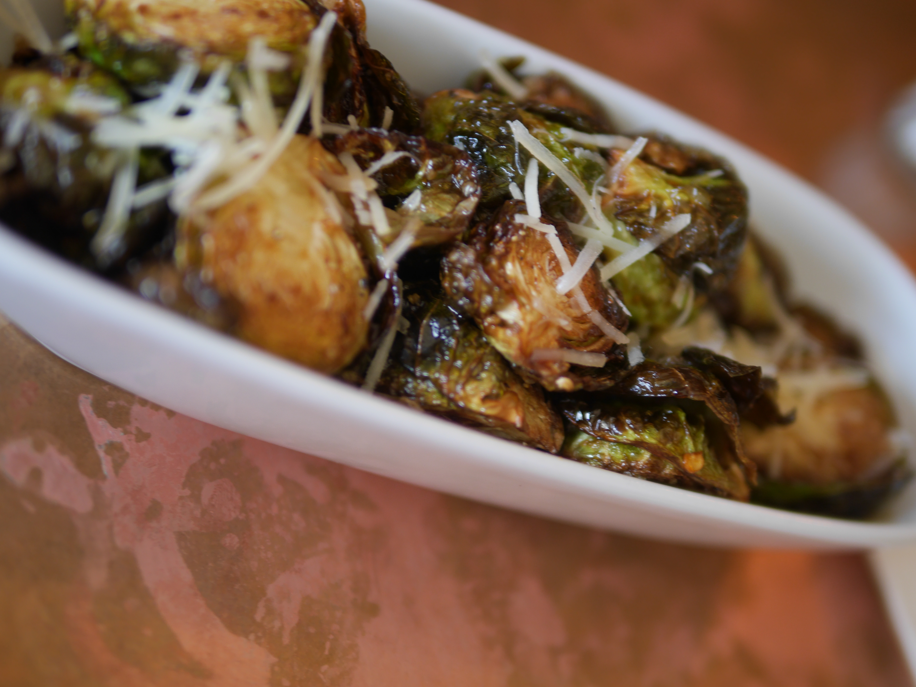 Order Whiskey Glazed Brussels Sprouts food online from The Firkin Pub & Grill store, Long Beach on bringmethat.com